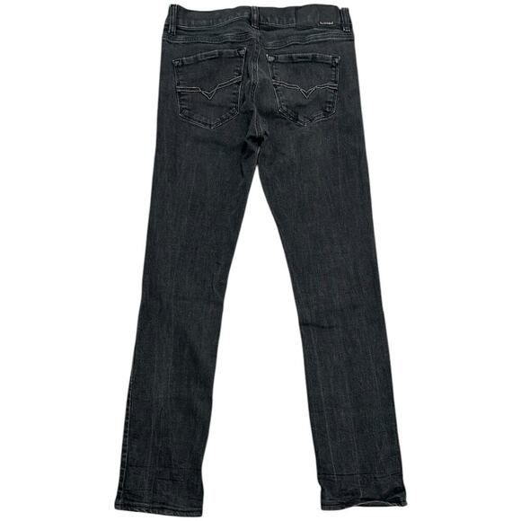 Diesel Hi-Vy Stretch Black Y2K Skinny Jeans - Picture 3 of 6